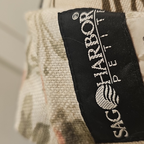 Sag Harbor Women's Floral Print Midi Dress, Cream and Pink, Cotton Blend, 4P - Picture 5 of 8